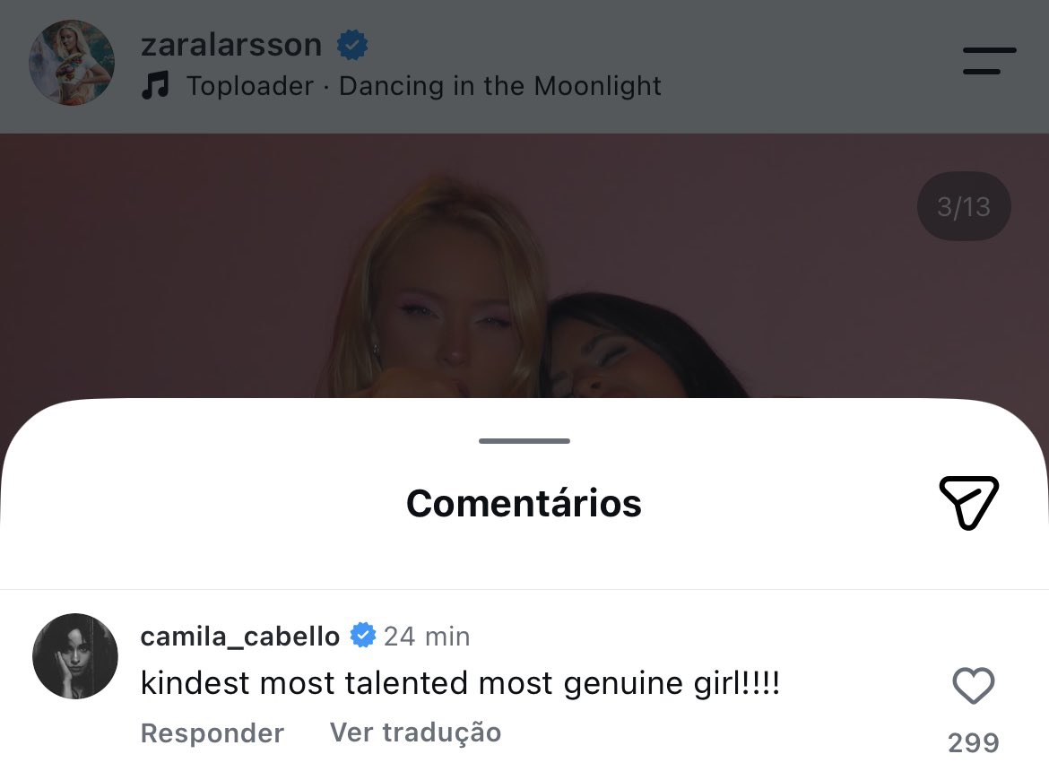 portalcamilabr's tweet photo. Camila Cabello comentou no post em que aparece com Zara Larsson.

“Minha garota! Z, xoxo 😘”
“A garota mais gentil, talentosa e genuína!!!!” https://t.co/KtQRQrq1cB