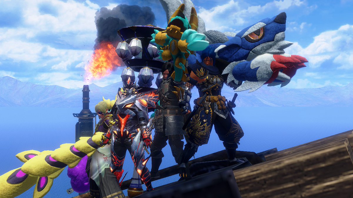 Renoxtuiter's tweet photo. no hay mejor alegría en este mundo que tener tu grupo de 4 para jugar MH https://t.co/UX5iPLOUGF
