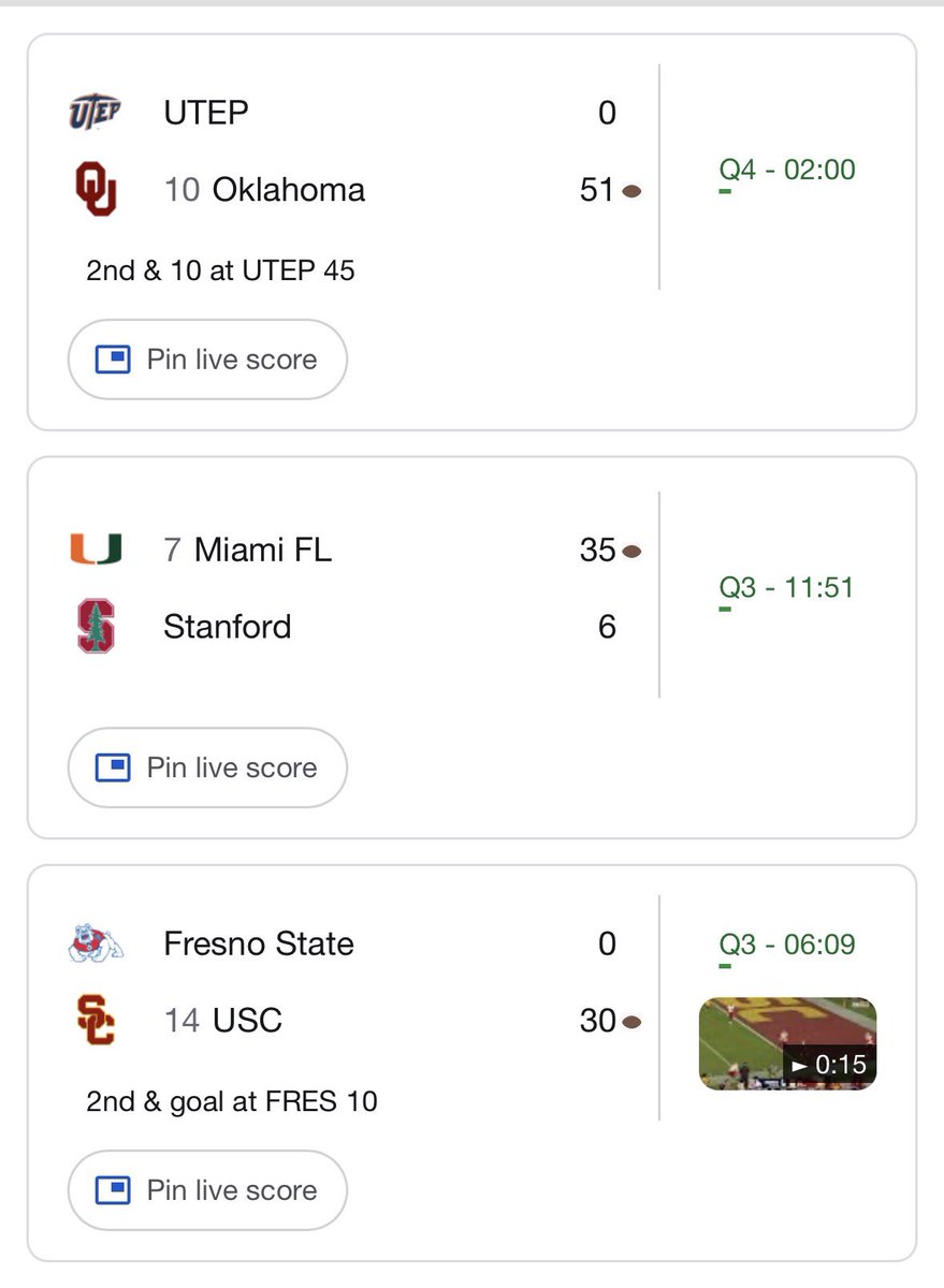 NFLChaos's tweet photo. Very competitive night of college football https://t.co/hQxO403siC