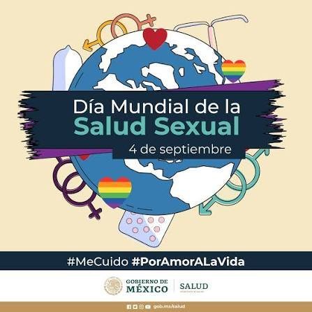 DGSaludSsp's tweet photo. 4 de septiembre Día Mundial de la Salud Sexual. Iniciativa promovida por la Asociación Mundial para la Salud Sexual (WAS), para concientizar acerca de la promoción de los derechos sexuales, la diversidad sexual, así como la salud sexual y reproductiva de una manera placentera https://t.co/fWn3N8YOTC