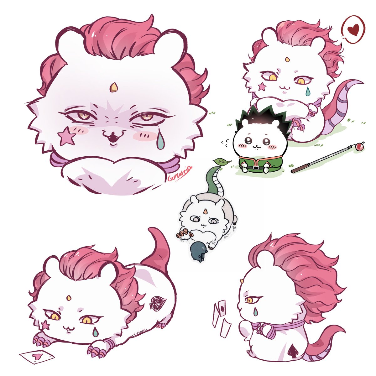 gonlatein's tweet photo. Chikawa x HXH https://t.co/EhjFfCWn1K