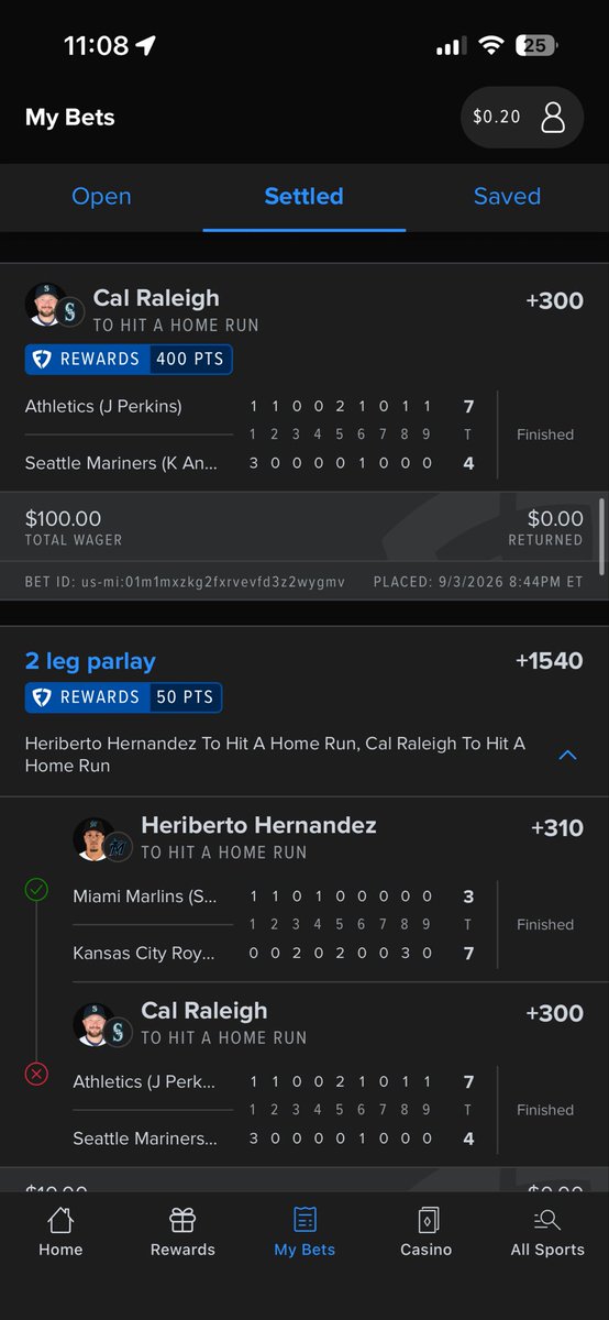 parlayfamm's tweet photo. @MLBHR Nice too know https://t.co/7jK8s5PzLH