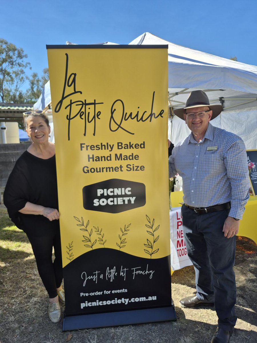 ShayneNeumannMP's tweet photo. A fantastic morning spent at the Toogoolawah Market Day and Town Celebration. 

It was great to see the site of the new library and cultural centre as well. 
#auspol https://t.co/dDyTKglhtJ