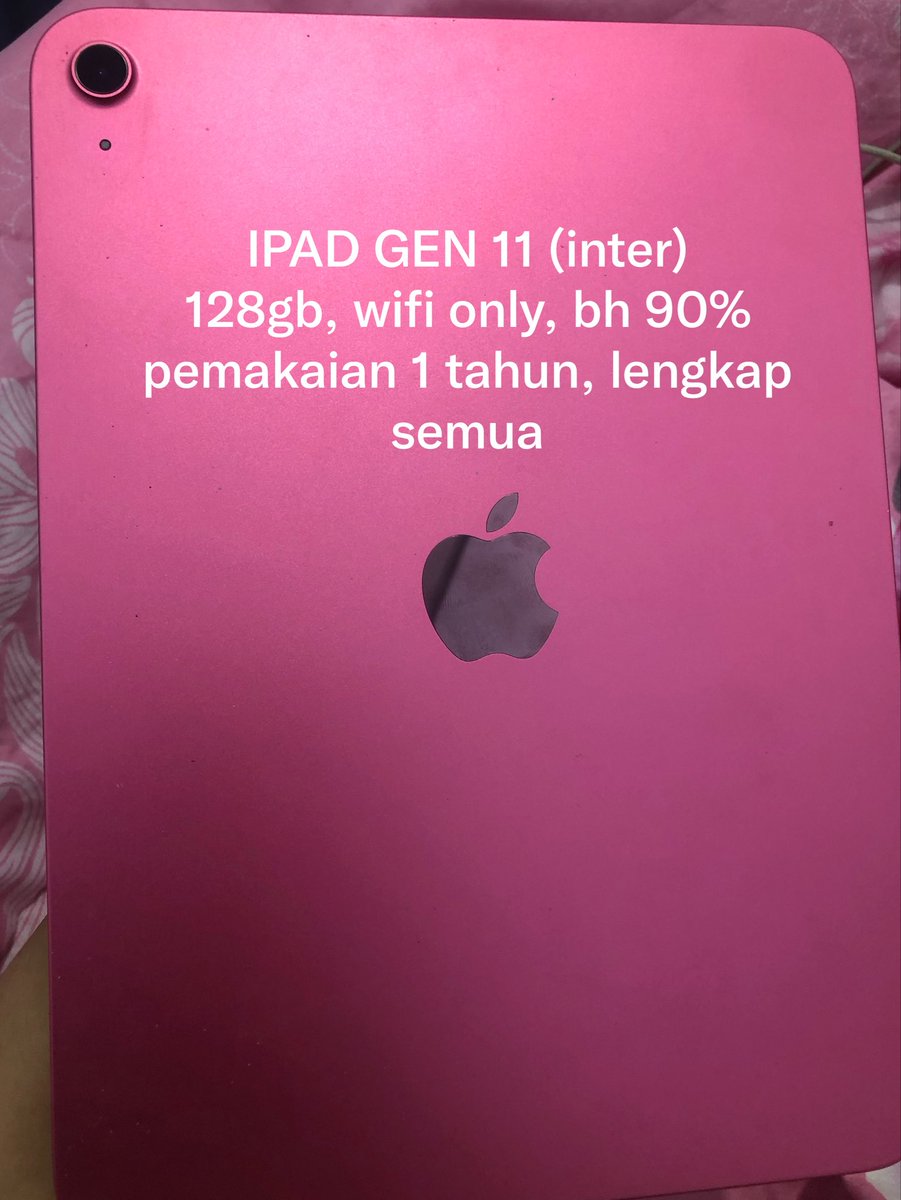 delleeexx's tweet photo. Guysss aku mo jual ipadku, help rt
🛒 Wts IPAD GEN 11
128gb, wifi only
Bh 90%, pemakaian pribadi 

Free Pencil, Case, Pemakaian 1 tahun + Lengkap semua

Price 5,1jt

💌 DM for detailsss
t. wts wtb ipad

#zonauang #zonajajan #wtsipad #jualipad https://t.co/fDJltbRfJW