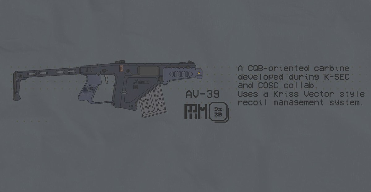 PRST_BLT's tweet photo. I don't care how cliche it is I want my sci-fi kriss vector and I'll make it https://t.co/dHBD9SyXdK