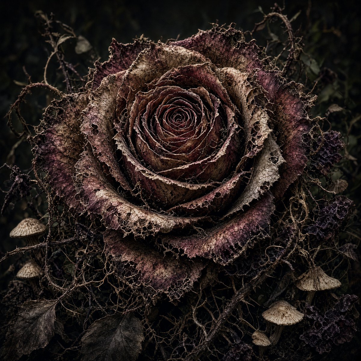 DuckTeeth1019's tweet photo. #RoseADay 

A rose made made of rot looking beautiful and ugly.

Thank you @OneStepCol https://t.co/W7pk09dVOk