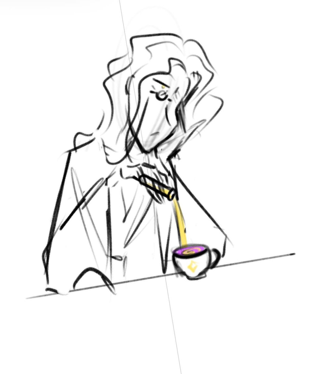 Vilewet's tweet photo. Looks like I haven't posted this here
Some of my Merlin headcanons.
Warning: addictions, self-harm
I think that everything that happens to him have consequences. He mixes calming potions into his tea, has bad habits/addictions, heals self-inflicted wounds
#magistermerlin https://t.co/DpGYjF3gfA