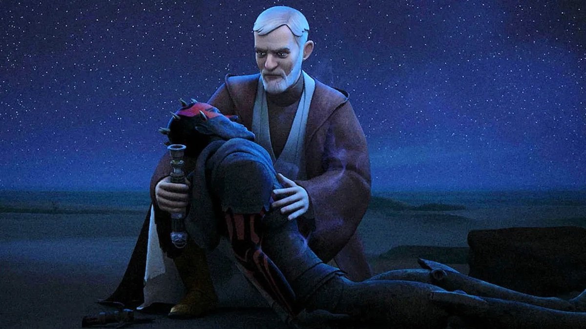 StarWarsDaily_'s tweet photo. Do you want Maul to have survived this? https://t.co/JP2VEY60TD