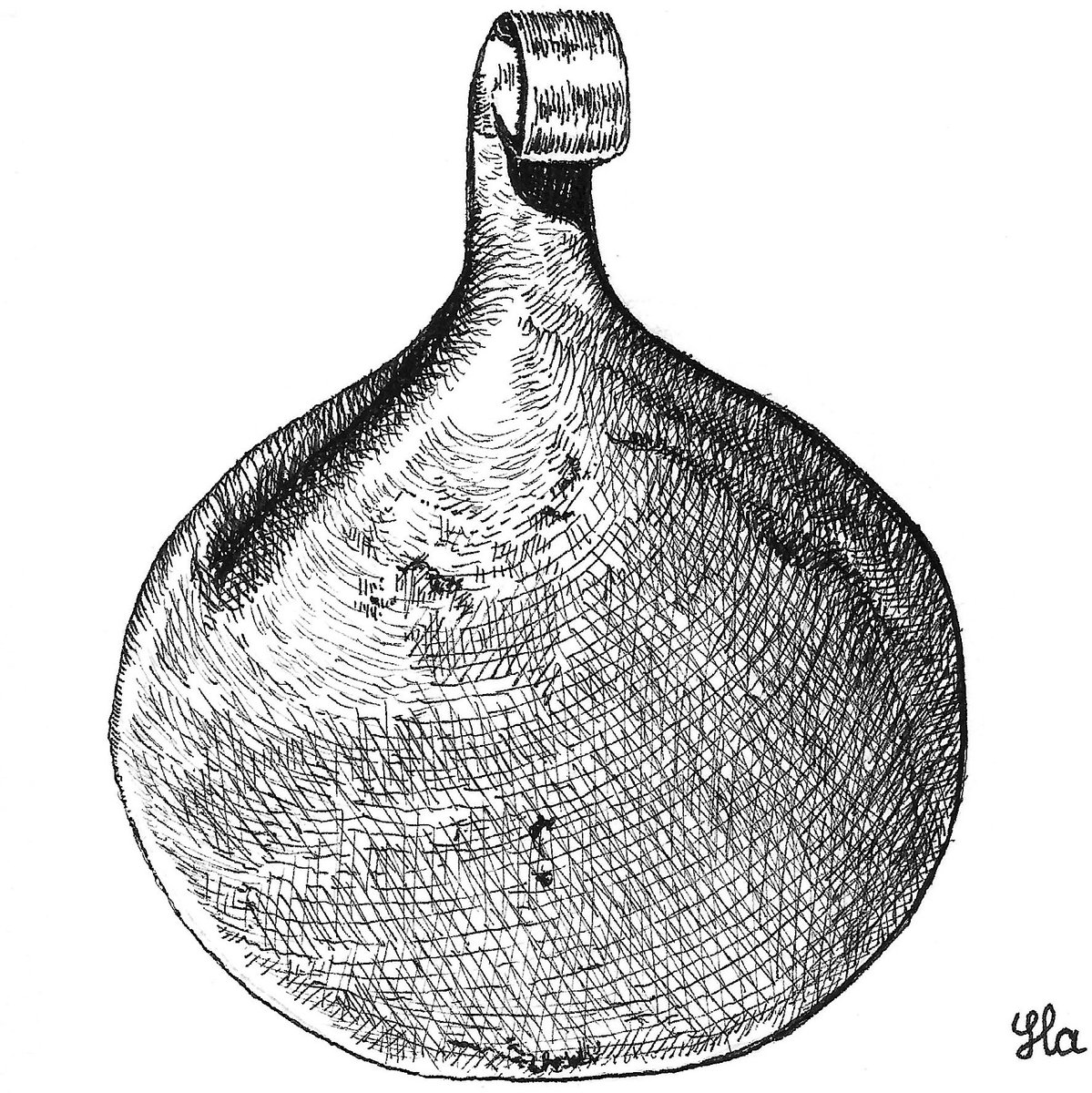 YlaWork's tweet photo. Bead in the Form of a Shell. My drawing 247/365 V4.0

Only 1.5 cm long, this tiny gold bead has survived for nearly four thousand years. Found in Tomb 308 at Haraga, its simple shell form turned a small piece of gold into a lasting trace of Middle Kingdom Egypt. https://t.co/oKkfYEtjVo