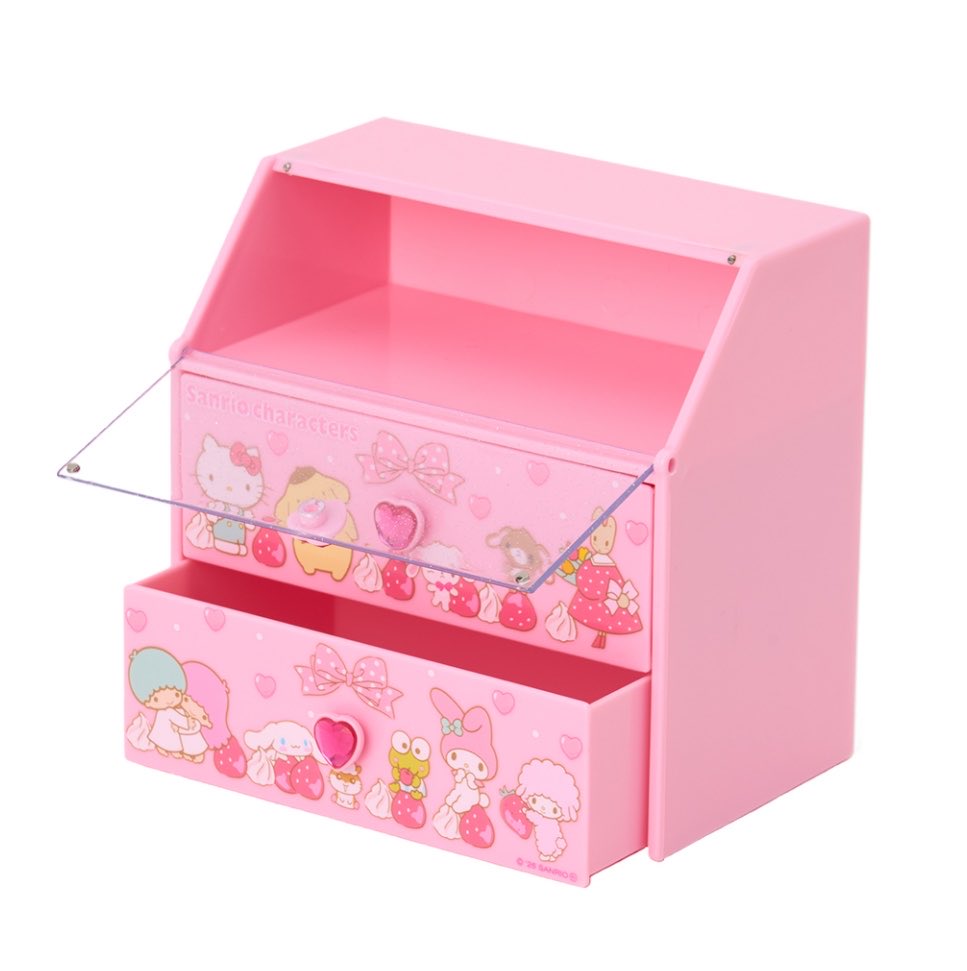 pamepamekyun's tweet photo. 9月中旬からのサンリオ+景品かわいい！チェスト欲しかったので嬉しい🐑🎀 https://t.co/s9IalEt8zi