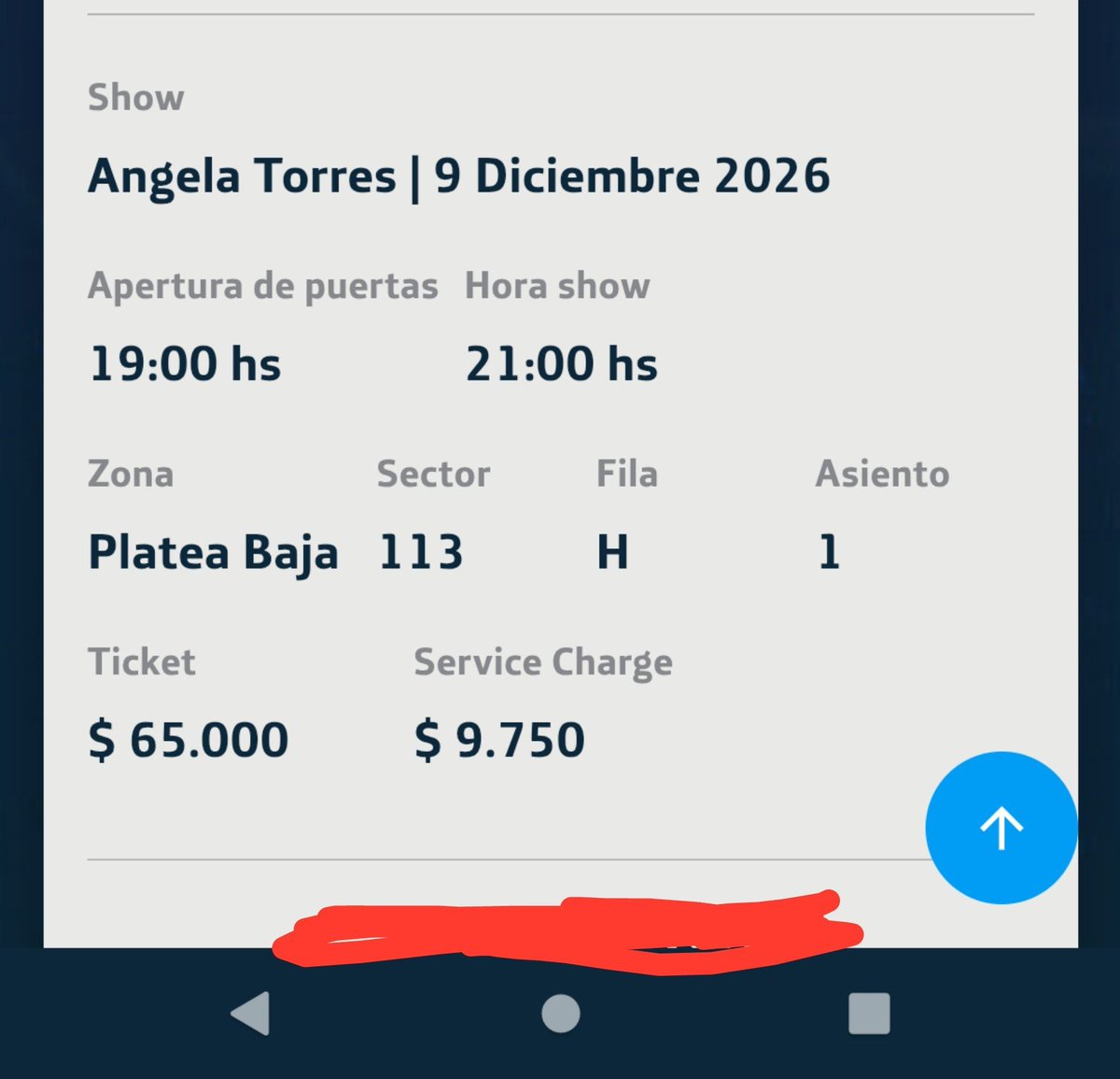 nomeoolvidesxfi's tweet photo. Por cuestiones de trabajo no voy a poder estar en el Movistar de Ángela! Así que vendo DOS entradas al precio que las compré sin service de la página ! 

VENDO/ ANGELA TORRES/ ENTRADAS / COMPRO https://t.co/C0oHmF27Sq