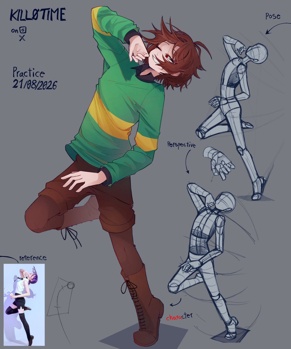 Kill0time's tweet photo. #practice #killersans #Chara https://t.co/4vILeQ8N8o