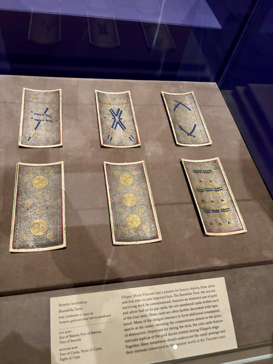Ectogasm4's tweet photo. Checked out the tarot exhibit at The Morgan Library https://t.co/9aNEiup079
