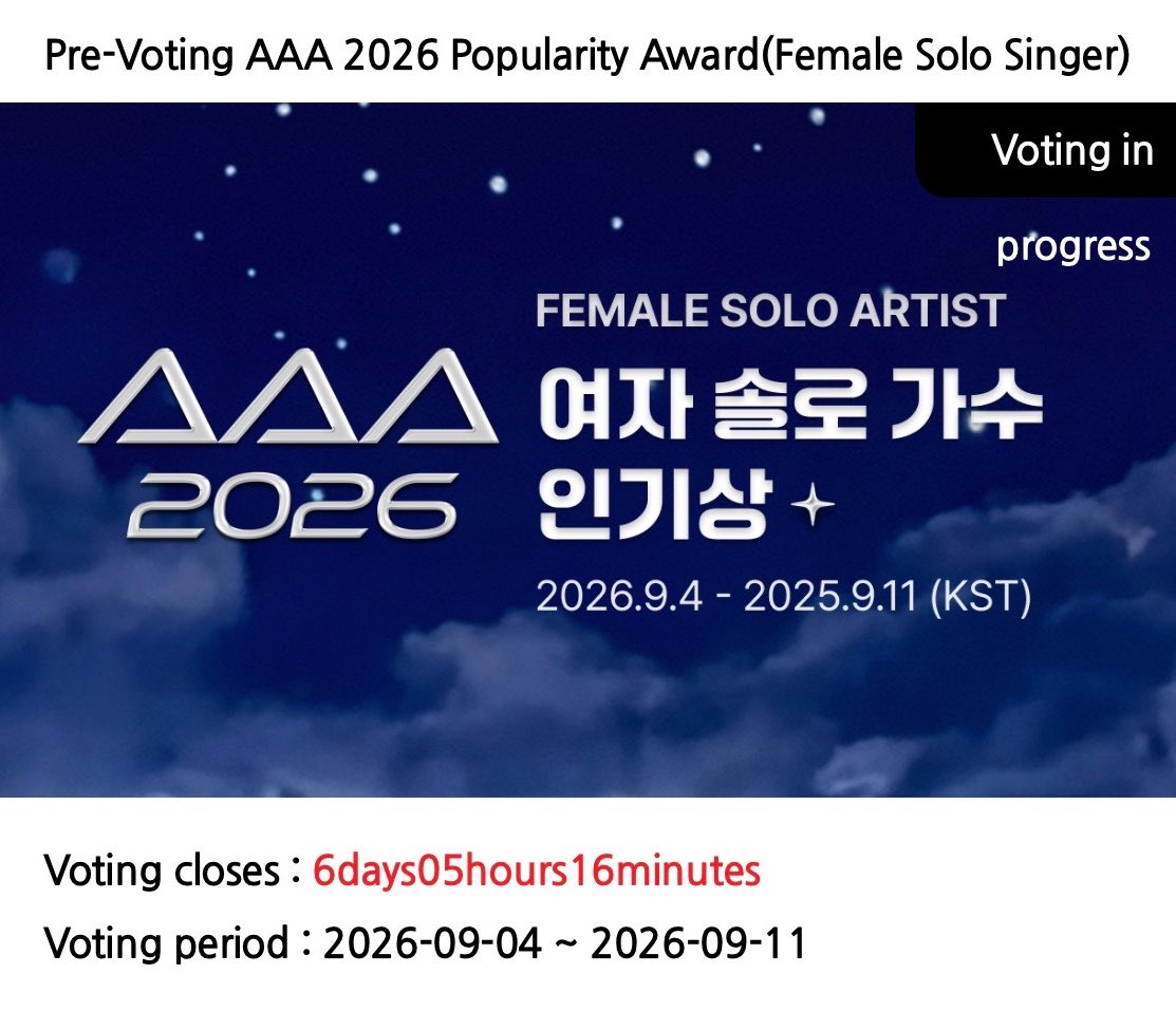 fanniirene's tweet photo. Baetokkis, make sure to download Starpoll and vote for Irene for AAA Female Solo Artist! ‼️🚨 https://t.co/Sy5Cpl2ldF
