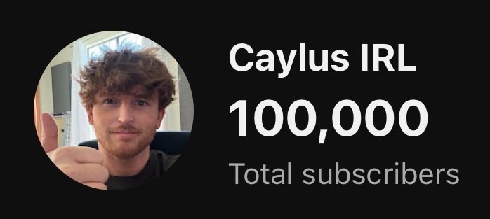 caylusq's tweet photo. Excited for this new channel https://t.co/zSrmRnlgQR