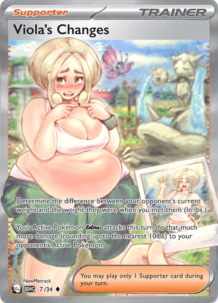 METRACK3's tweet photo. Viola's Changes (BBWG)
'Changes' is a respectful way to say she got TUBBY
stay tuned for more card reveals! and thank you to everyone who has preordered so far!! https://t.co/DM292B7e33