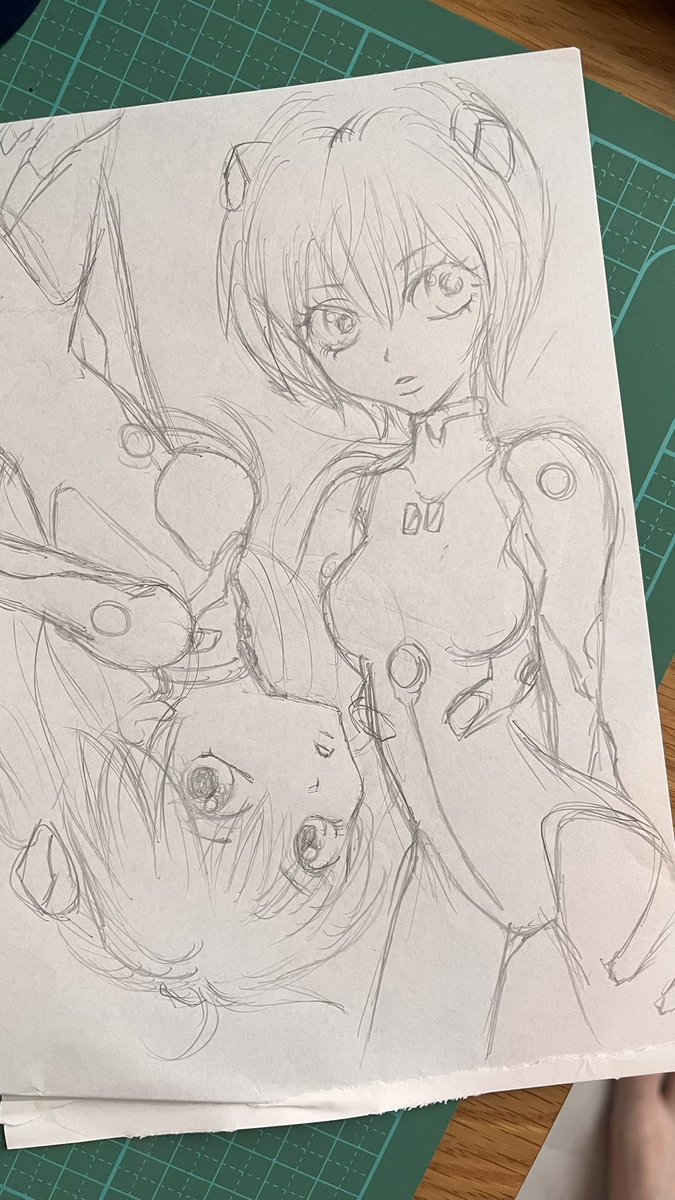hammo_com's tweet photo. 鬼昔に描いてたレイ、かわい。。 https://t.co/Cff0IkbSBv