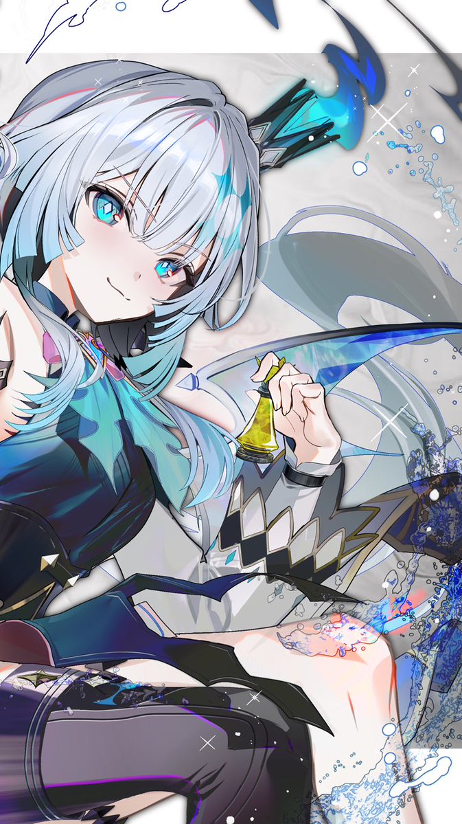 gingatrain814's tweet photo. 💧♟️👑　Furina × Cerydra
#原神　#崩壊スターレイル https://t.co/mBEms17qt5