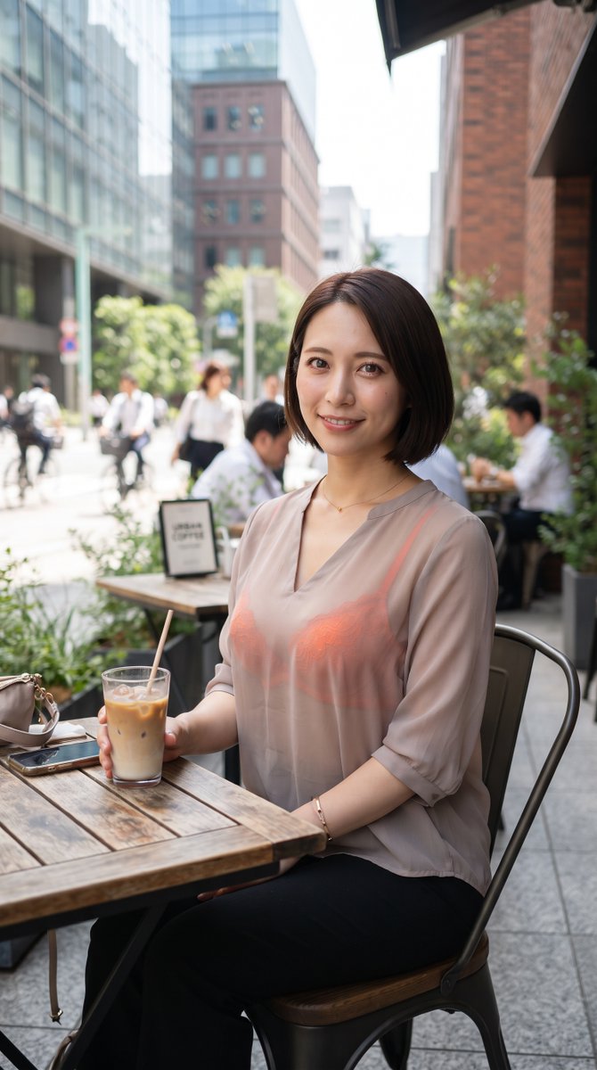 prjdecollete's tweet photo. ちょっとだけセクシーなカフェ女子 #AI生成 https://t.co/KT6X4MUOnf