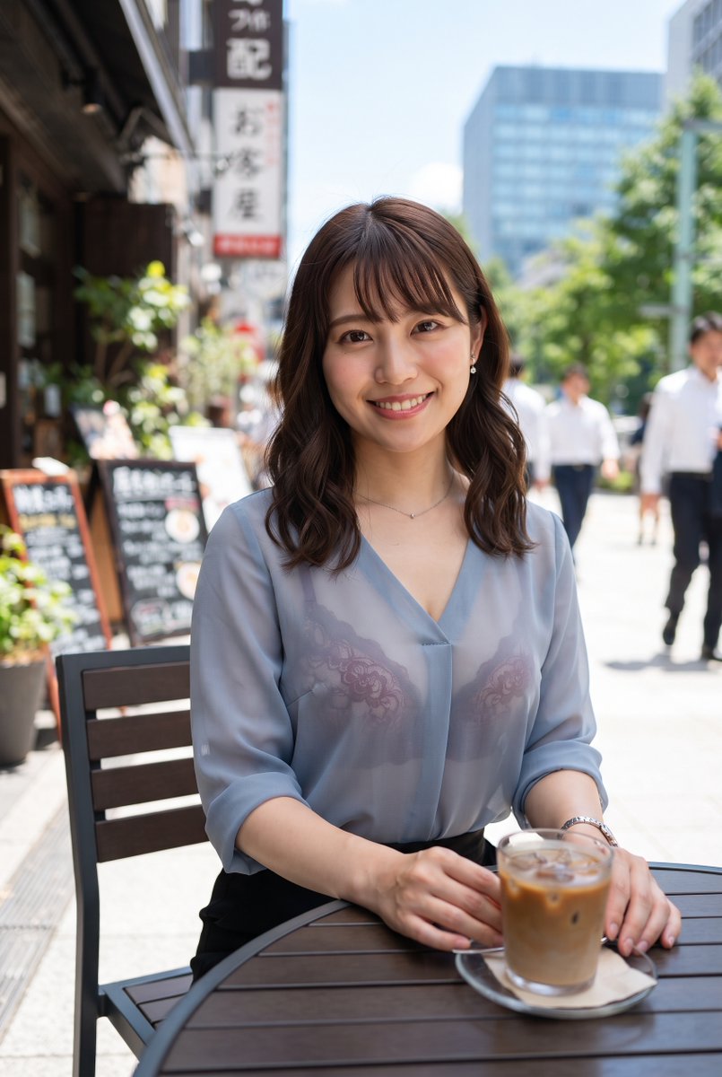 prjdecollete's tweet photo. ちょっとだけセクシーなカフェ女子 #AI生成 https://t.co/GvAesQ79FE
