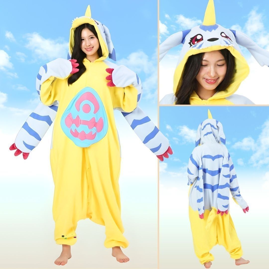 mecchaJP's tweet photo. POV: You’ve officially evolved into Gabumon 💙 
Digimon - Kigurumi One-piece Fleece - Gabumon ✨ Check it out at the link below!
🛑 https://t.co/WRDuE4us7f

#Digimon #Gabumon #Halloween https://t.co/Bic8xKCc4e