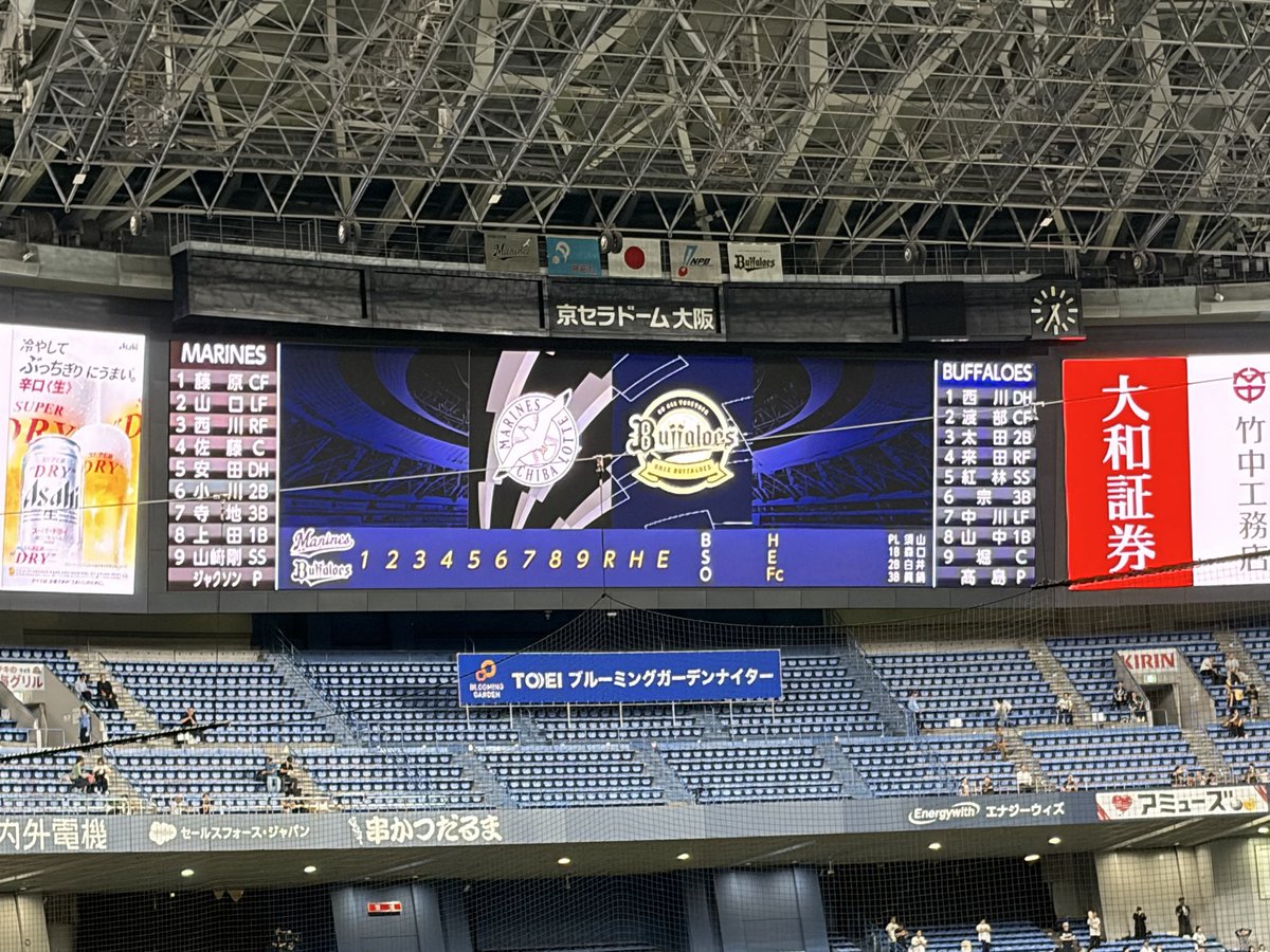 y22976587's tweet photo. 昨日現地7連敗。。。
魔の京セラは勝てません。。
今日こそ勝って下さい。。

#千葉ロッテ
#chibalotte
#千葉ロッテマリーンズ
#マリーンズファンと繋がりたい
#プロ野球好きな人と繋がりたい。
#12球団OK https://t.co/fetVRxUhlG