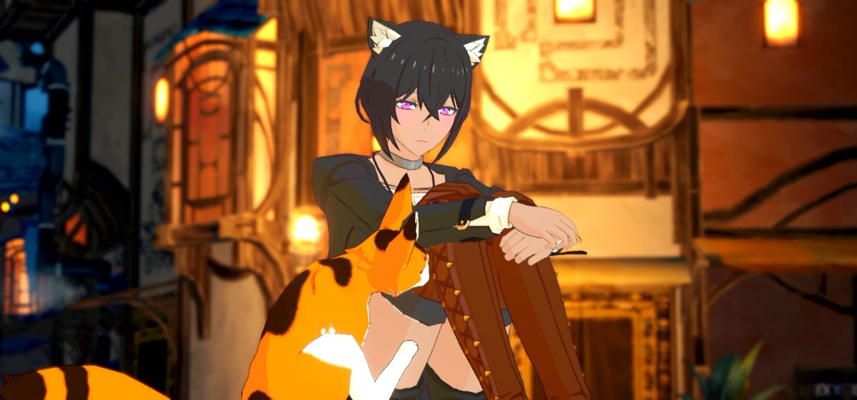 Shibi_BPSR's tweet photo. 気分が落ち込んだので黒髪にしてみた🐈‍⬛
ショタが黒髪だったからお姉さんも黒にするか迷って今の灰色にしたけど、黒髪もいいかもしれない 野良猫というより捨て猫っぽくなった https://t.co/QPccrEQNbr