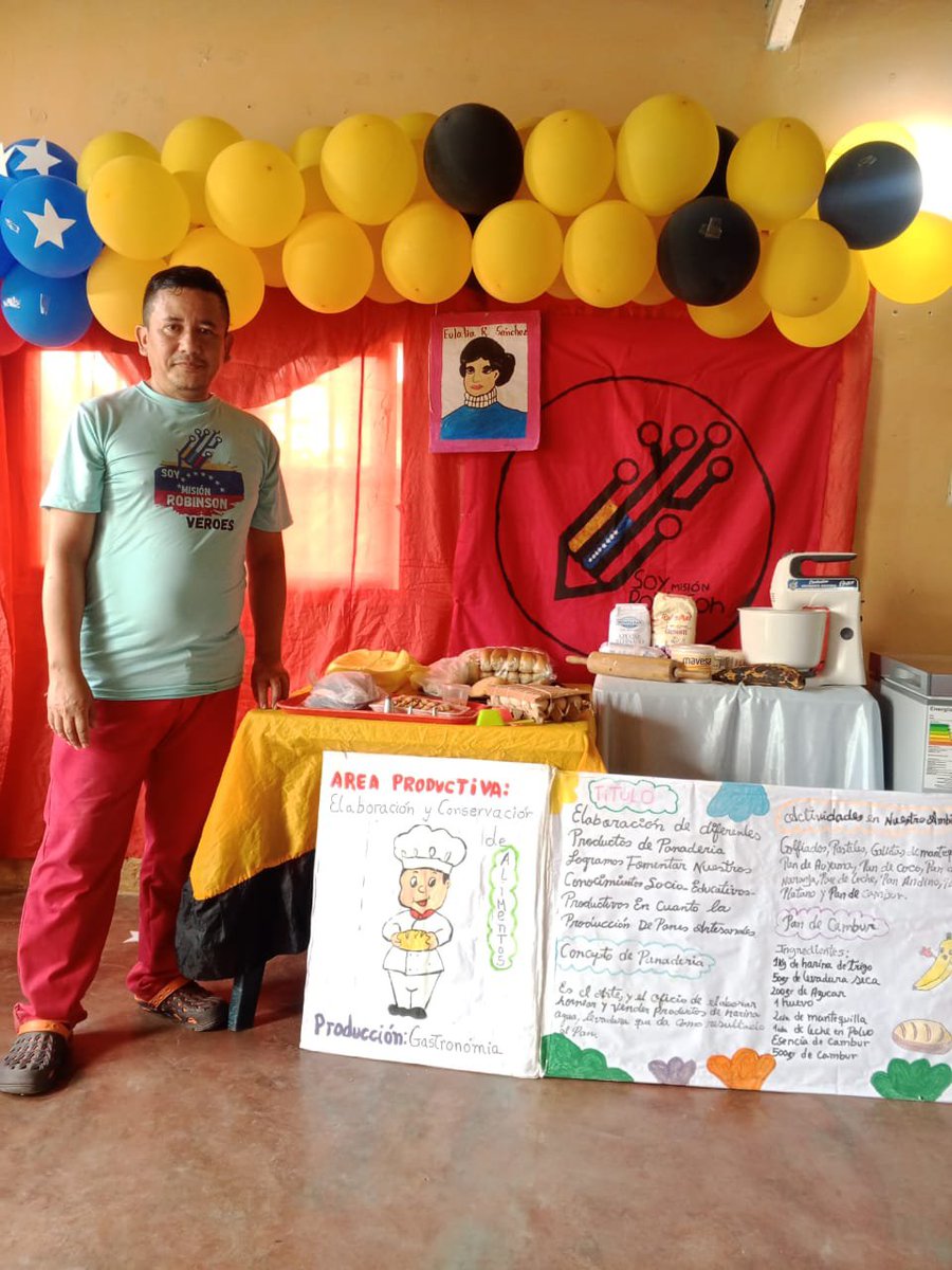 MROBINSONYARA's tweet photo. #04Sep Cierre de proyecto productivo en el área Elaboración y Conservación de Alimentos en el ambiente Eulalia Ramos Sánchez con el facilitador Javier Parra en el mcpio Veroes. En el encuentro los patriotas presentaron las vivencias y experiencias adquiridas dentro del ambiente. https://t.co/AKcD92kOtU