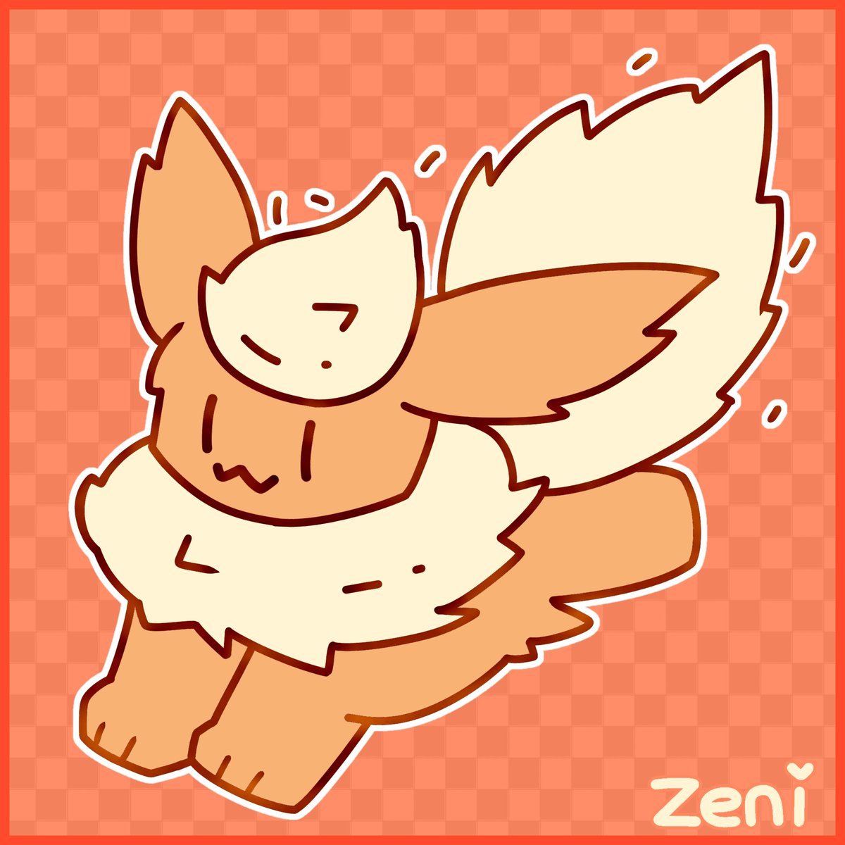 ZenithalGreen's tweet photo. Flareon 🧡🔥 
#pokemon #pokemonart #flareon https://t.co/aipL9eZJvT