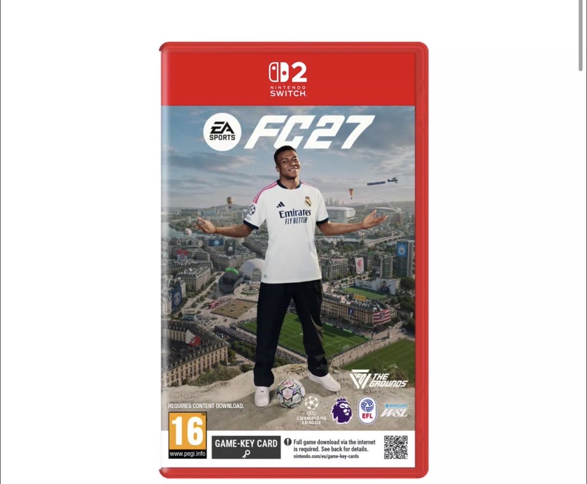 Jambo_J7's tweet photo. @EASPORTSFC 
GIVEAWAY! FC27 NINTENDO SWITCH 2 EDITION!
HOW TO ENTER!👇
LIKE!
COMMENT!
AND FOLLOW ME!
 I WILL MESSAGE THE WINNER SEPTEMBER 15TH! https://t.co/GGN8FoVm42