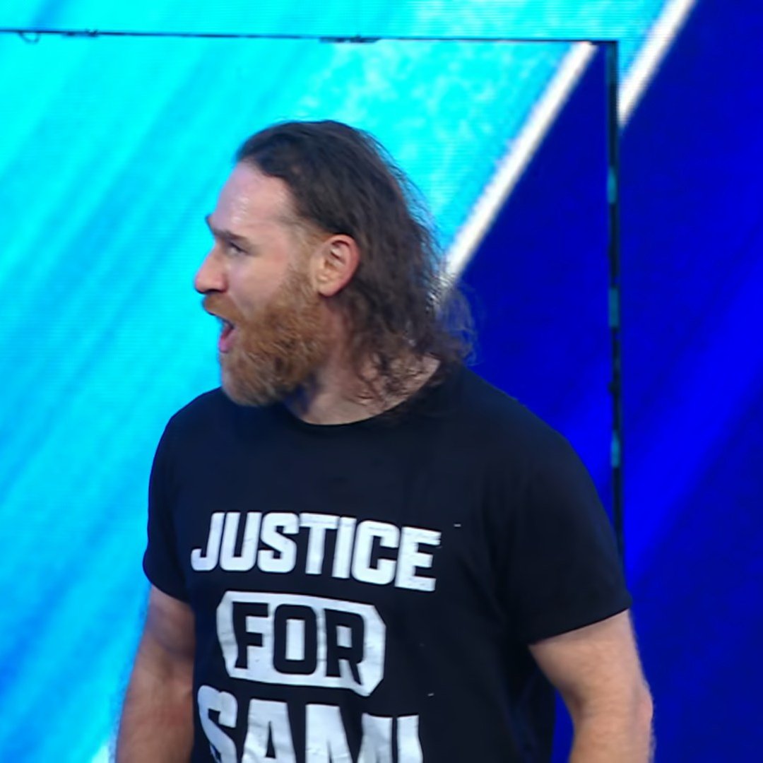 LuigiWrestling's tweet photo. CM PUNK LE DICE A SAMI ZAYN QUE LE DA UNA OPORTUNIDAD POR EL WWE CHAMPIONSHIP EN EL SMACKDOWN DE CDMX

SEXOOOOOOOOO #SmackDown https://t.co/VwtXoor4Lm