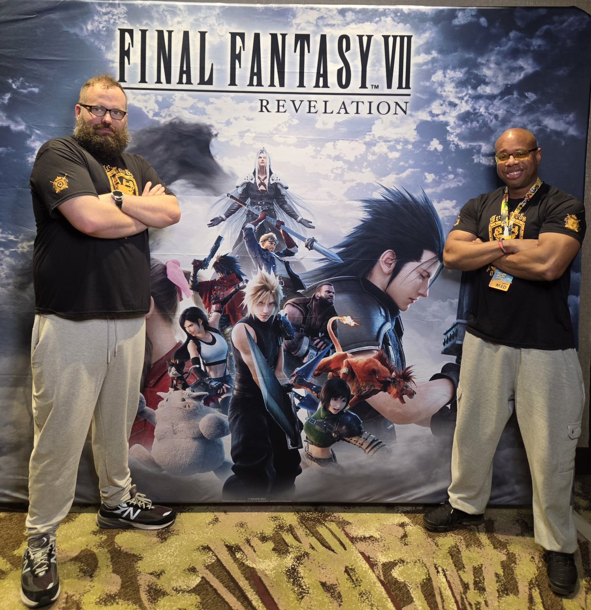 IronLordPodcast's tweet photo. The LORDS @LordCognito @LordAddictILP have played @finalfantasyvii REVELATION! More to be "revealed" in due time! #LOGNET๐ป #ILP๐ https://t.co/ZsTo9nM0fX