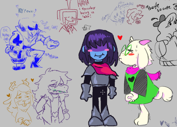 FENGBRR's tweet photo. HOW CUTE THOSE CREATURES, CLIP CHAT
#deltaruneㅤㅤㅤ #deltarunefanartㅤ #kralsei #queen #lancer #kris #ralsei #susie #noelle https://t.co/V5KwfQSd9q