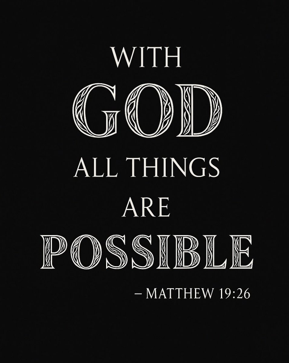 The__Bible7's tweet photo. Matthew 19:26 https://t.co/umGmZ1tyXU