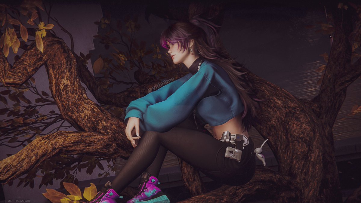 VithHime's tweet photo. I absolutely love this tree! It was one of my best purchases in this game! I can sit here for hours without even noticing the time passing. 😌😌

#OnceHuman #OnceHumanCC
#VirtualPhotography #OnceHumanConsole https://t.co/HbuM10twxL