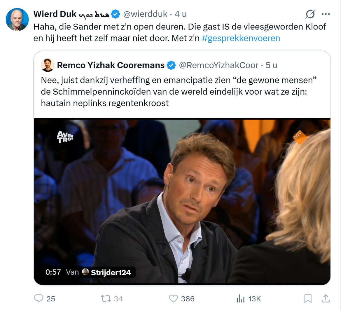 elzinga14's tweet photo. Sander Schimmelpennick spreekt met Nederlanders die niet meer  rond kunnen komen

Wierd Duk spreekt met Nederlanders die niet meer kunnen rondkomen

En als Sander dan opkomt voor die mensen die niet kunnen rondkomen, dan wordt Wierd Duk boos?

WAAROM IN GODSNAAM?????????? https://t.co/jiUWYTxSuu