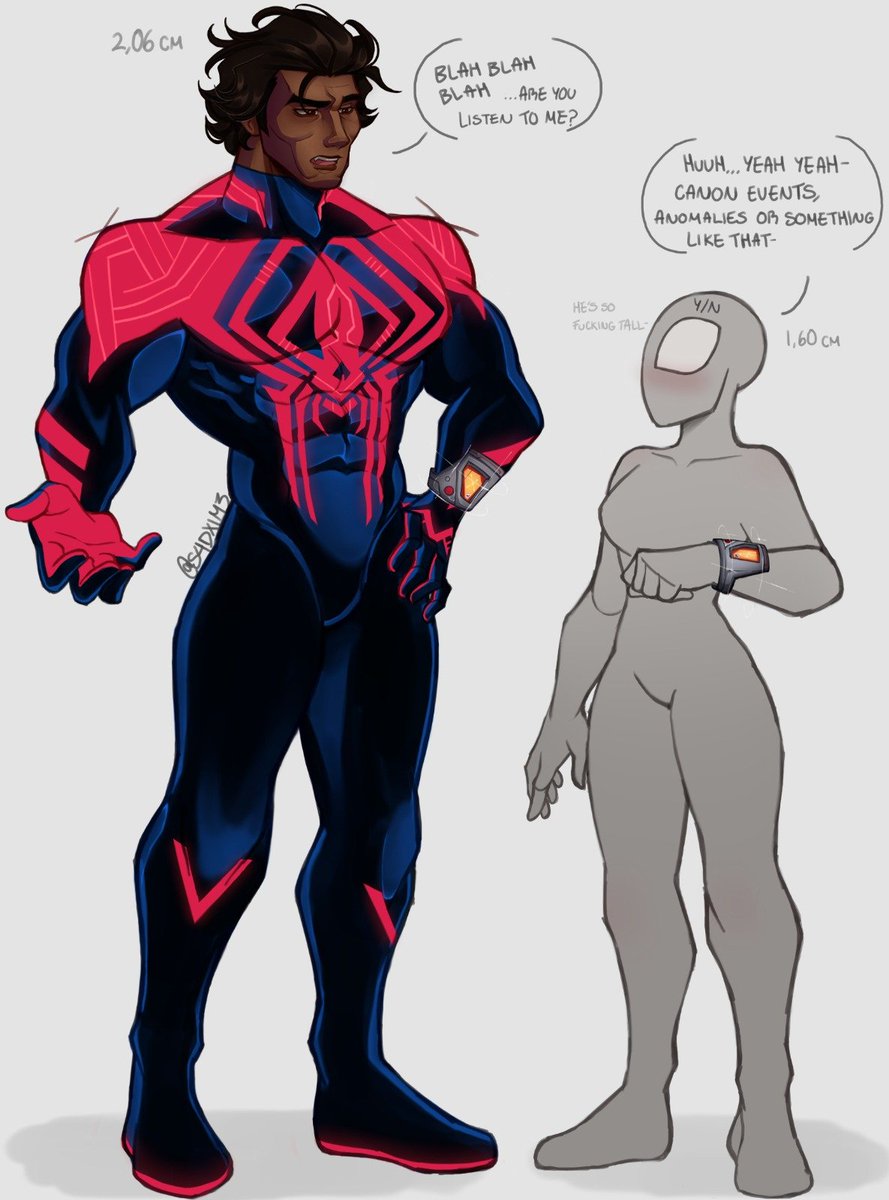 s4dxim3's tweet photo. Yeah whatever you say honey...

#MiguelOHara #migueloharafanart #spiderMan2099 #AcrossTheSpiderVerse https://t.co/lhuusDNWYE