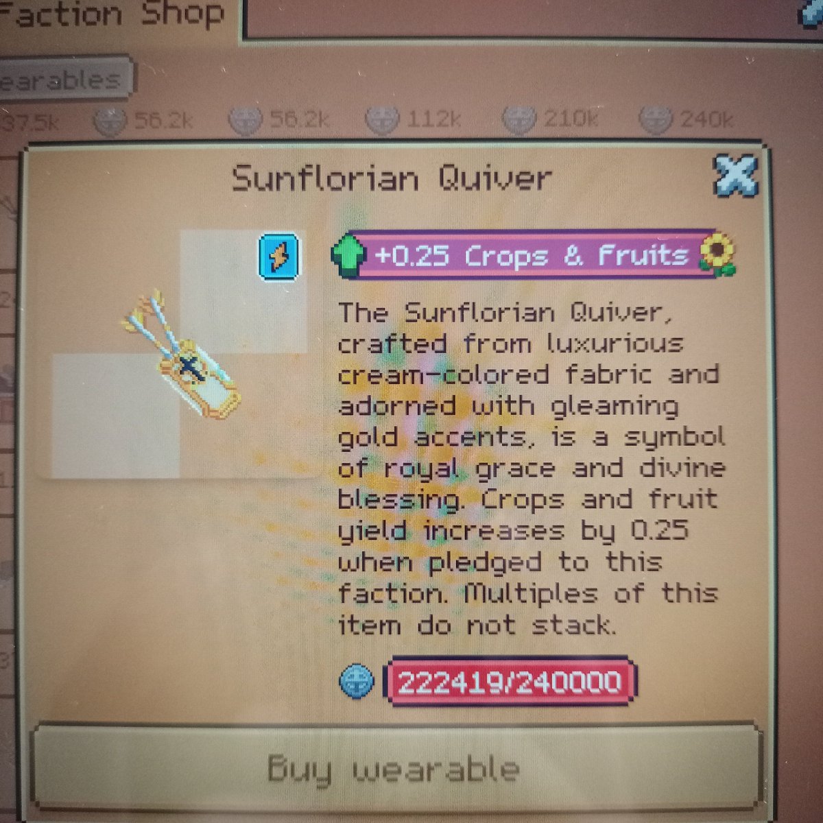 PadyakT37419's tweet photo. I can buy this boost next week Sunflorian Quiver
Don't stop grinding
@0xSunflowerLand https://t.co/35Edl0Sx4F