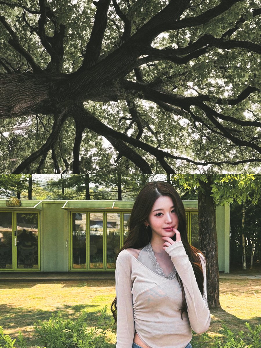 wonqyie's tweet photo. …”There’s a gentle warmth in mornings like this, my cheeks flushed like apples kissed by dawn. Embracing a fresh, quiet look today that feels less like wearing beauty and more like letting the light rest on my skin. These low key bare days are my absolute favorite.” https://t.co/6iU7Fvfbdo