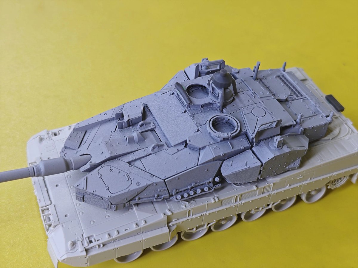 galmanna5's tweet photo. 1/72 Scale Leopard 2A8 2026 Exhibition Edition – Full-Scale Turret Upgrade Part for the MENG Tank Model Kit.#Leopard2A8 #NewRelease2026 #ScaleModel https://t.co/r7F1mQAWJl