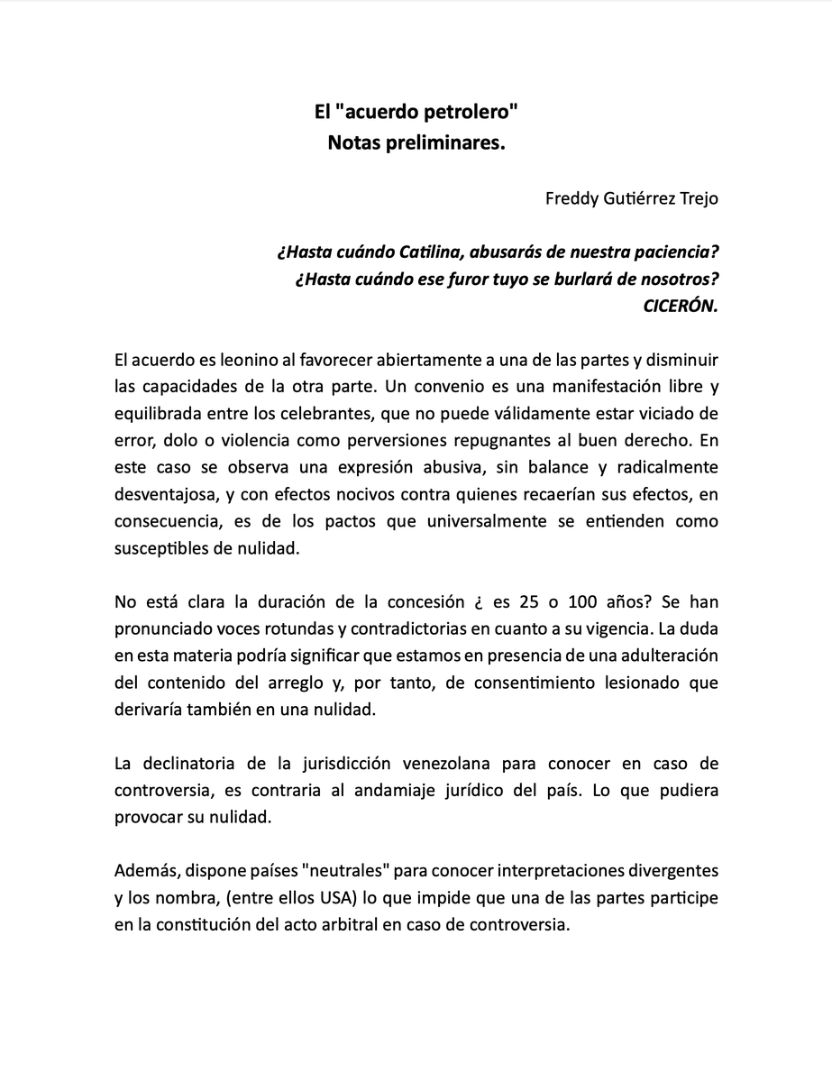 gutierreztrejof's tweet photo. El "Acuerdo Petrolero"
#Venezuela https://t.co/WXjzxLkoK1