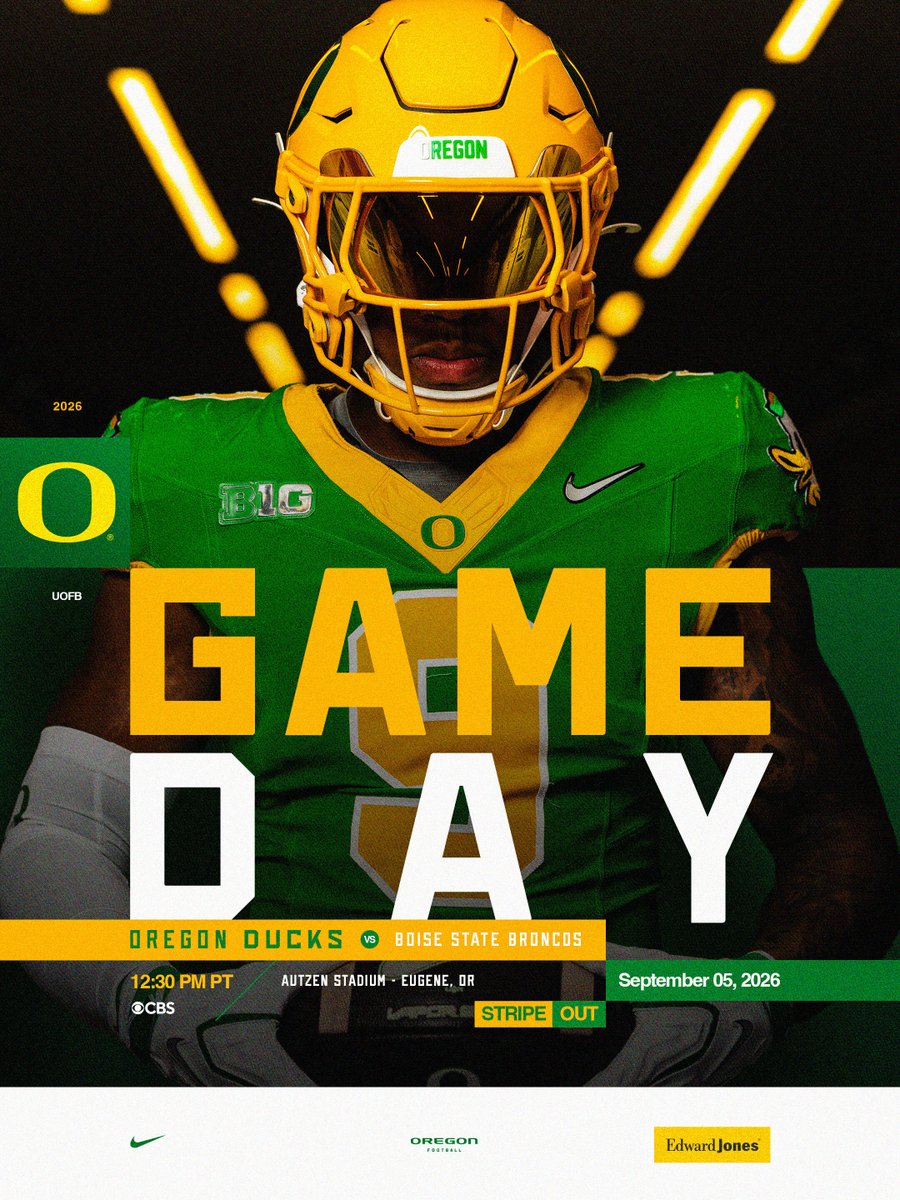 oregonfootball's tweet photo. No more waiting. 

It's GAME DAY at Autzen Stadium! 

#GoDucks https://t.co/wnG8xNJybc