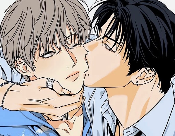 Tokitokiyum's tweet photo. His favorite snack: his boyfriend’s cheeks…nom nom nom https://t.co/xLXLZvquLN