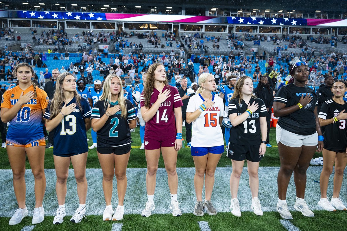 nicoleamendflag's tweet photo. Official pics from @Panthers . So excited for this season to start! @CoachFlagFball @WolverinesWHS https://t.co/01g1rl0mZ8