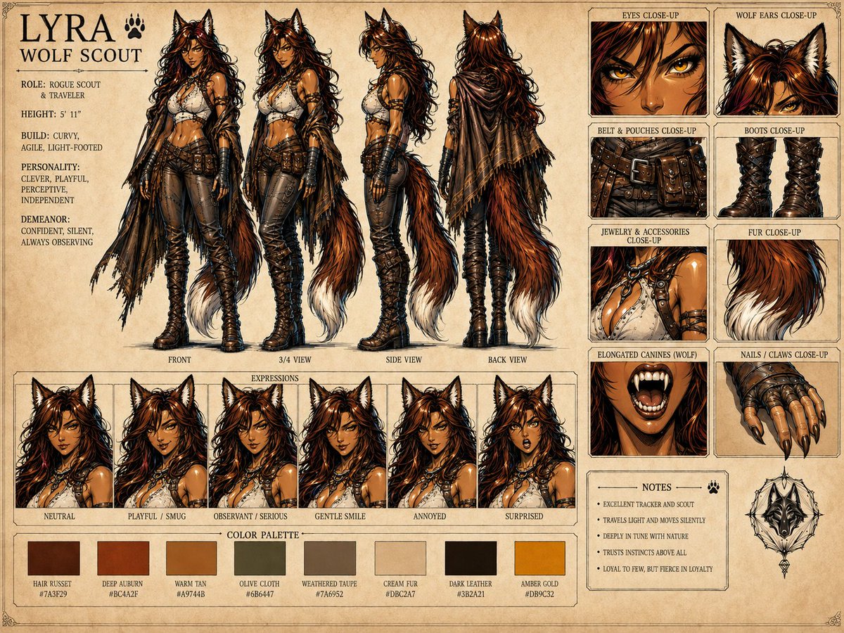 SpliceandWolf's tweet photo. Reference sheets for Lyra and Vira!!! https://t.co/vdOArzJhRu