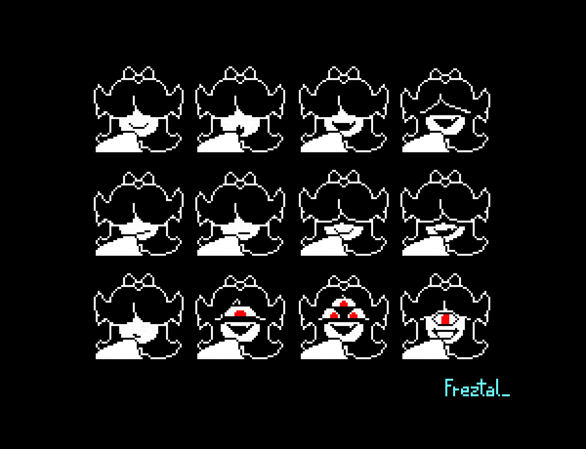 Freztal_'s tweet photo. Talk Sprites for Aqua
#deltarune https://t.co/ju0JcoNEHo