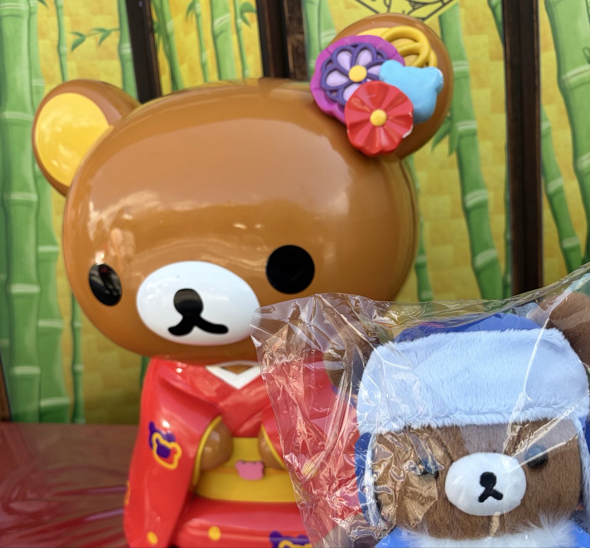 linaxyz's tweet photo. 今日のこぐ活
嵐山に、アニメ衣装のチャイロイコグマぬいぐるみを買いに来ました
無事、お迎えできました
少しオープ��前から並んでたかな
#リラックマ茶房 https://t.co/yJ6PVREH9y