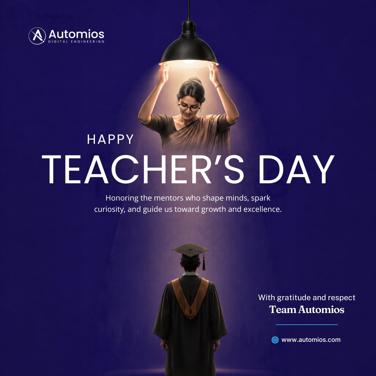 automios's tweet photo. Happy Teachers’ Day!

Celebrating the teachers and mentors who inspire learning, growth, and a brighter future.

#HappyTeachersDay #TeachersDay #Automios https://t.co/PfvTW7qhZK