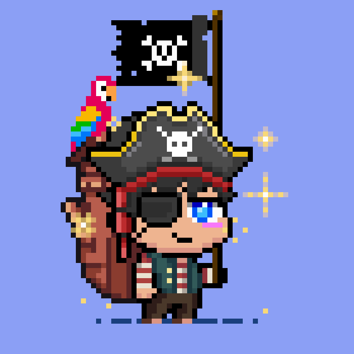 pixbabies's tweet photo. Our Baby of the day is Roger, a baby pirate exploring the world and looking for the treasure @pixels_online . #wenbabies https://t.co/sKwEwgYGW7