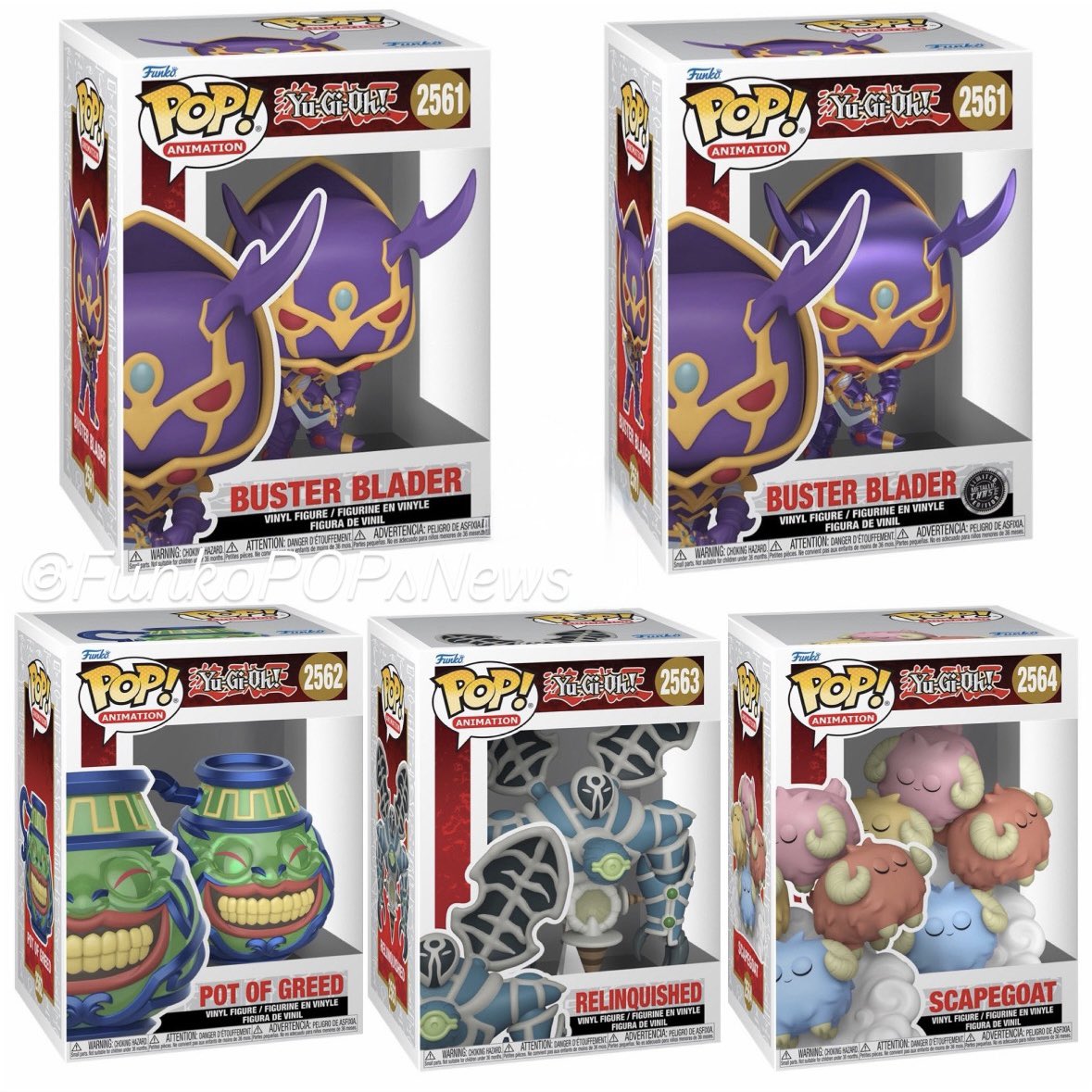 FunkoPOPsNews's tweet photo. First Look! Yu-Gi-Oh! Funko POPs! 🃏👁️ It's time to duel! Going live at the links below.. Wednesday! 9AM PT!

   EE ~ https://t.co/eu0ADg1HKs
   Amzn ~ https://t.co/NvlWawAE5f

#Ad #FunkoPOPNews #YuGiOh #TradingCards #Anime https://t.co/pC735a8Alo